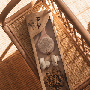 Набор для купания Mrs. Ertha "Polly & Olly", микс с бежевым